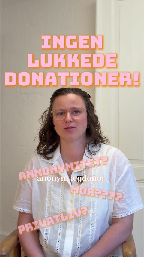 Ægdonor.nu ad: no closed donations