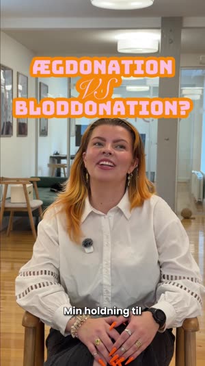 Ægdonor.nu video still: Ida on Donation