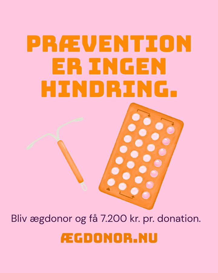 Ægdonor.nu ad graphic: Prævention er ingen hindring