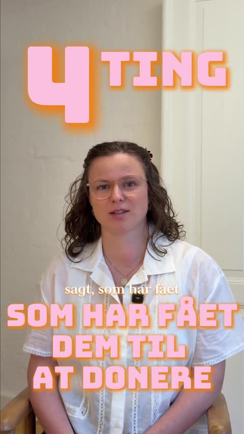 Ægdonor.nu ad: what donors have said